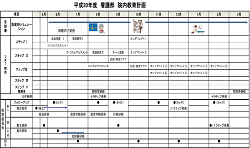 中央病院新人教育プログラム